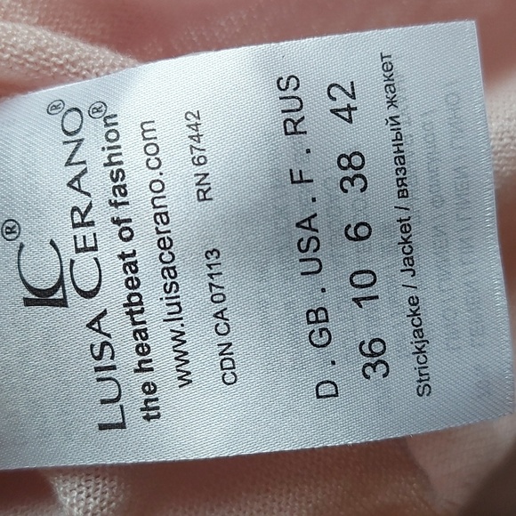 Luisa Cerano Short Sleeve Cardigan - Picture 5 of 6